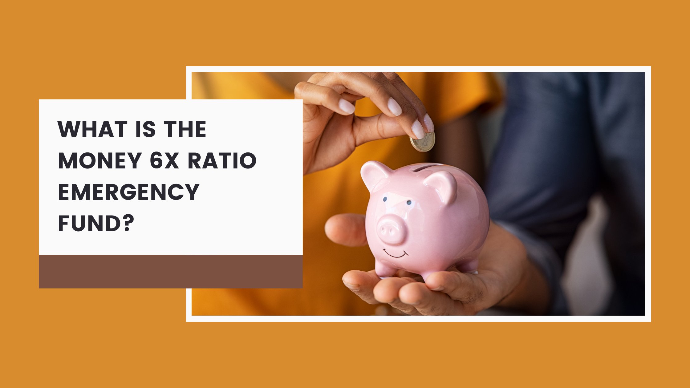 What is the Money 6X Ratio Emergency Fund?